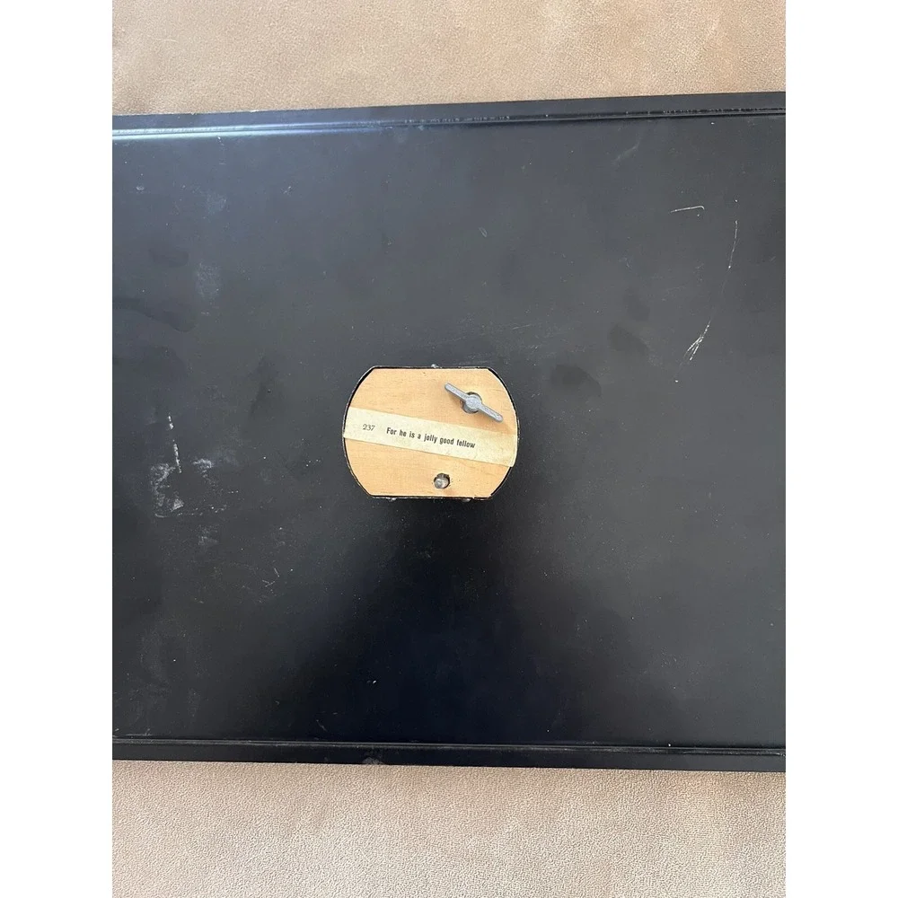 Vintage Johnnie Walker Four Roses Scotch Liquor Advertising Serving Tray Musical